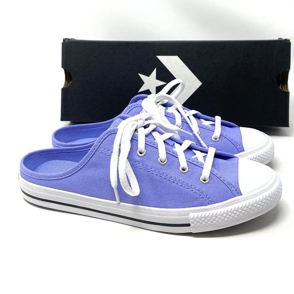 Converse Shoes - Converse CTAS Sneaker Womens Dainty Mule Slip Twiling Purple Canvas Size 571186C